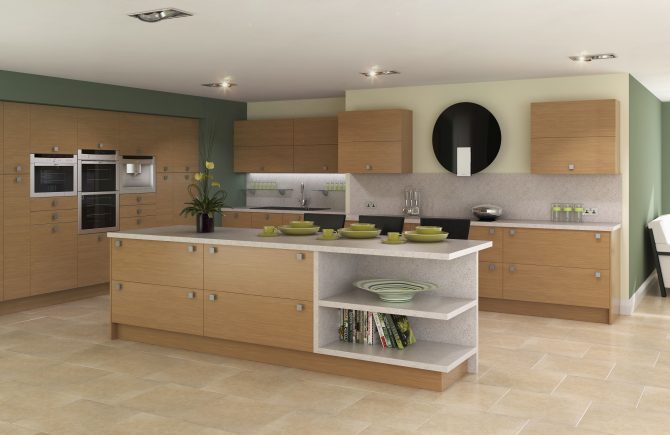 Contemporary Lissa Oak Contemporary Lissa Oak
